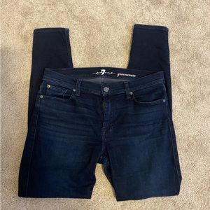 7 For All Mankind skinny jeans. Women’s size 31.